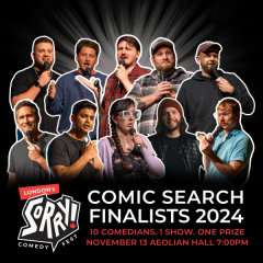 London's Next Best Comic Search: The Finals