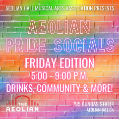 Aeolian Pride Socials: Friday Edition
