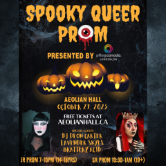 Spooky Queer Prom (Sr. Prom - 19+)