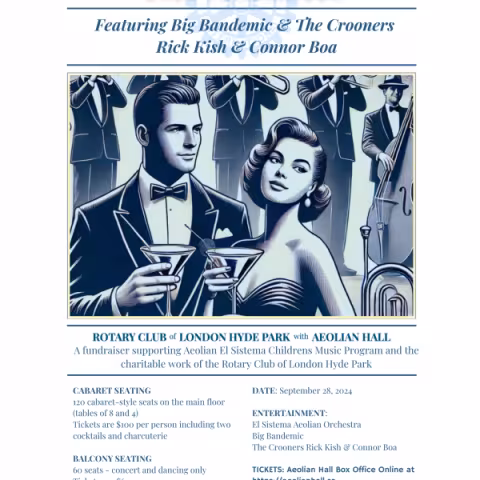 Big Bandemic featuring The Crooners Rick Kish and Connor Boa
