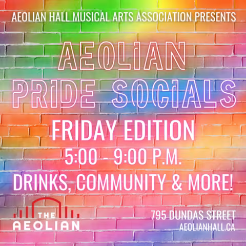 Aeolian Pride Socials: Friday Edition